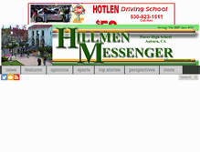 Tablet Screenshot of hillmenmessenger.com